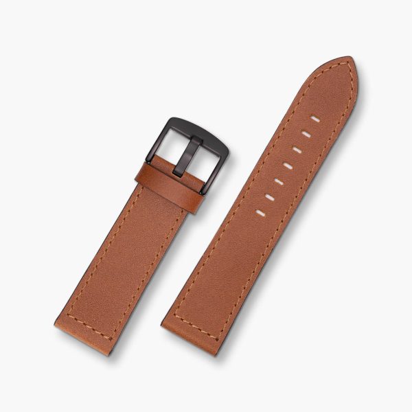 WH-24 Brown Leather Black Buckle