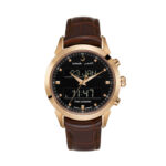 ALFAJR Luxury Watch WA-30B Brown Leather Black