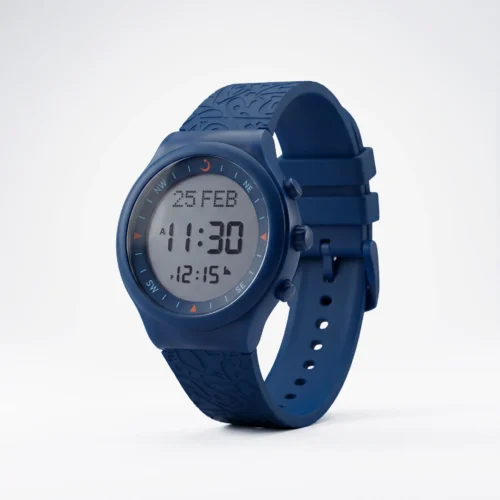 Alfajr Sport Watch WY-16 Caligraphy Blue