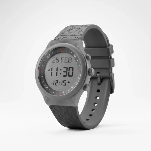 Alfajr Sport Watch WY-16 Caligraphy Gray