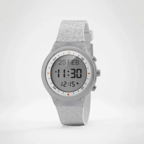 Alfajr Sport Watch WY-16 Caligraphy White
