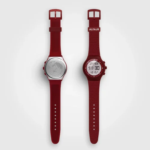 Alfajr Sport Watch WY-16 Caligraphy Red