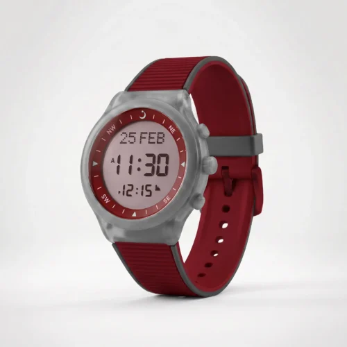 Alfajr Sport Watch WY-16 Red Gray
